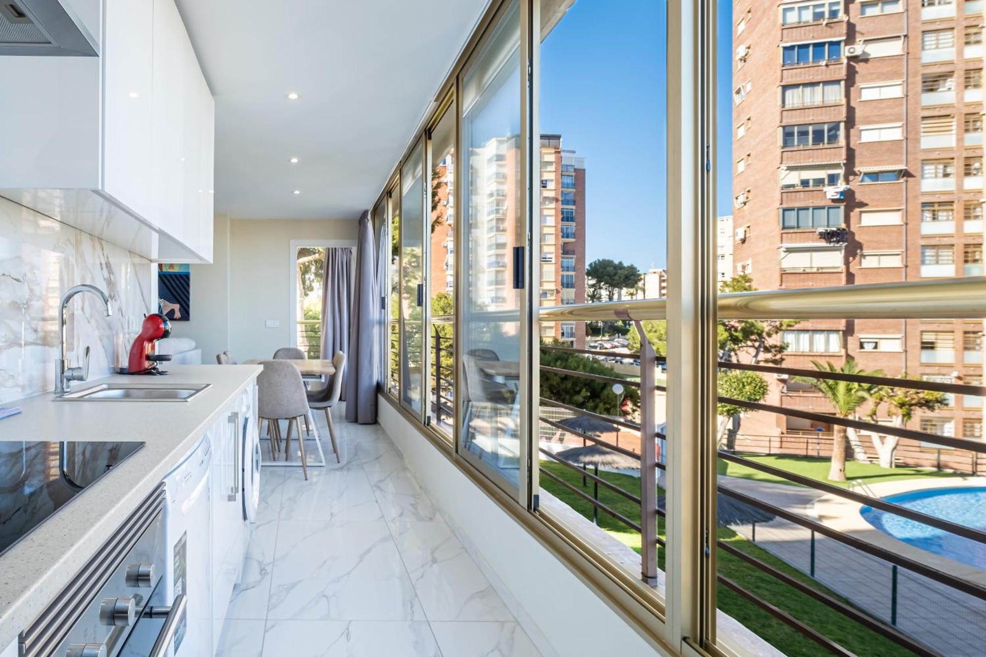 Benipark Apartments Poniente Beach Benidorm Luaran gambar