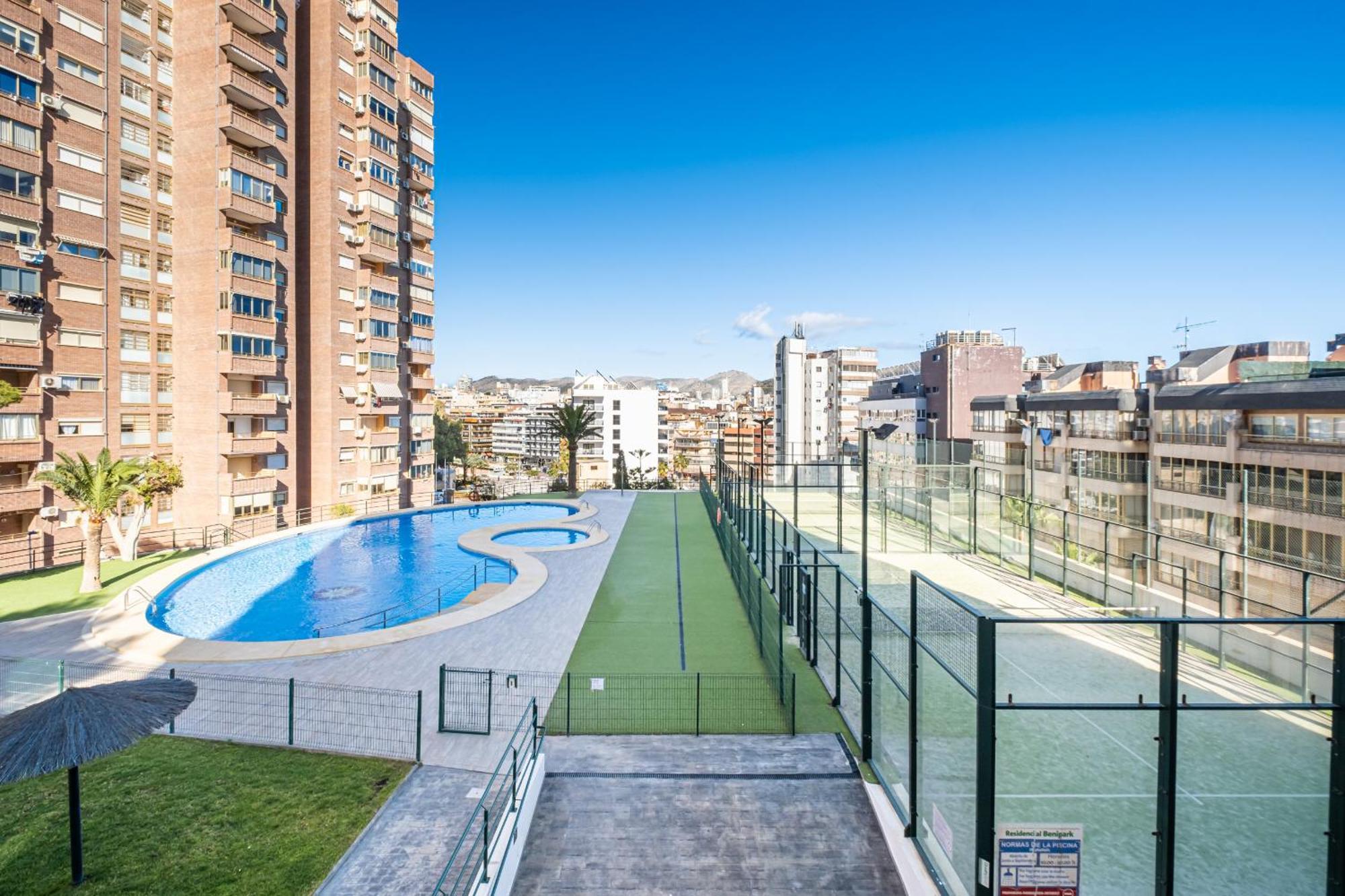 Benipark Apartments Poniente Beach Benidorm Luaran gambar
